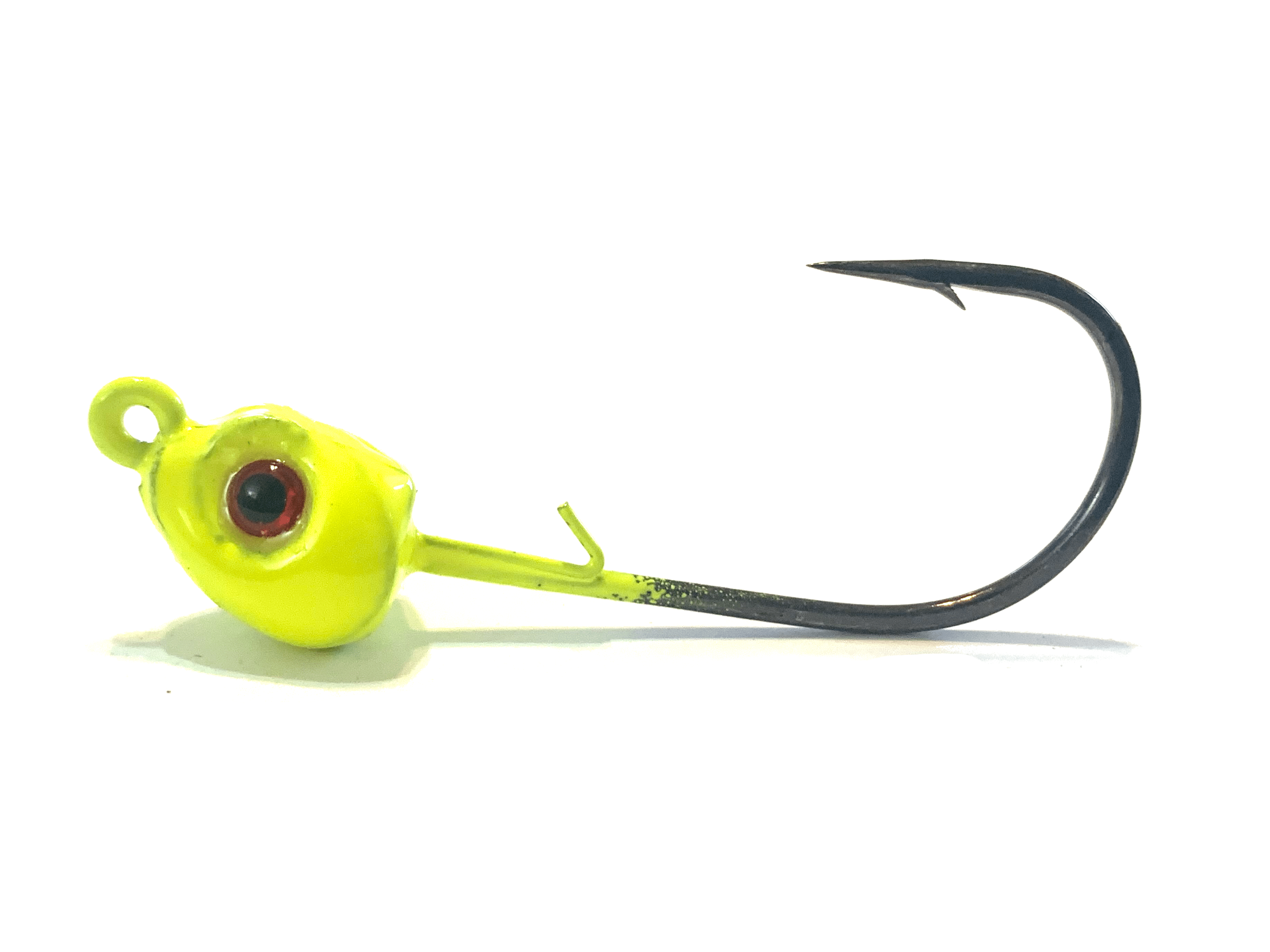 Chartreuse J Hook Swimbait Jigs