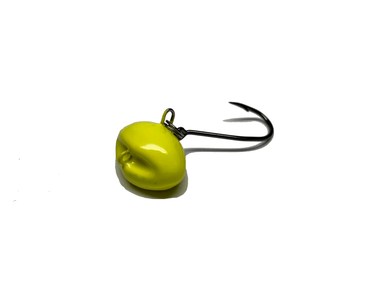 Yellow Chartreuse | Sheepshead Jigs with Split Rings - Hunting and Fishing Depot