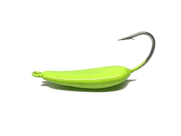 Chartreuse Pompano Jigs - Hunting and Fishing Depot