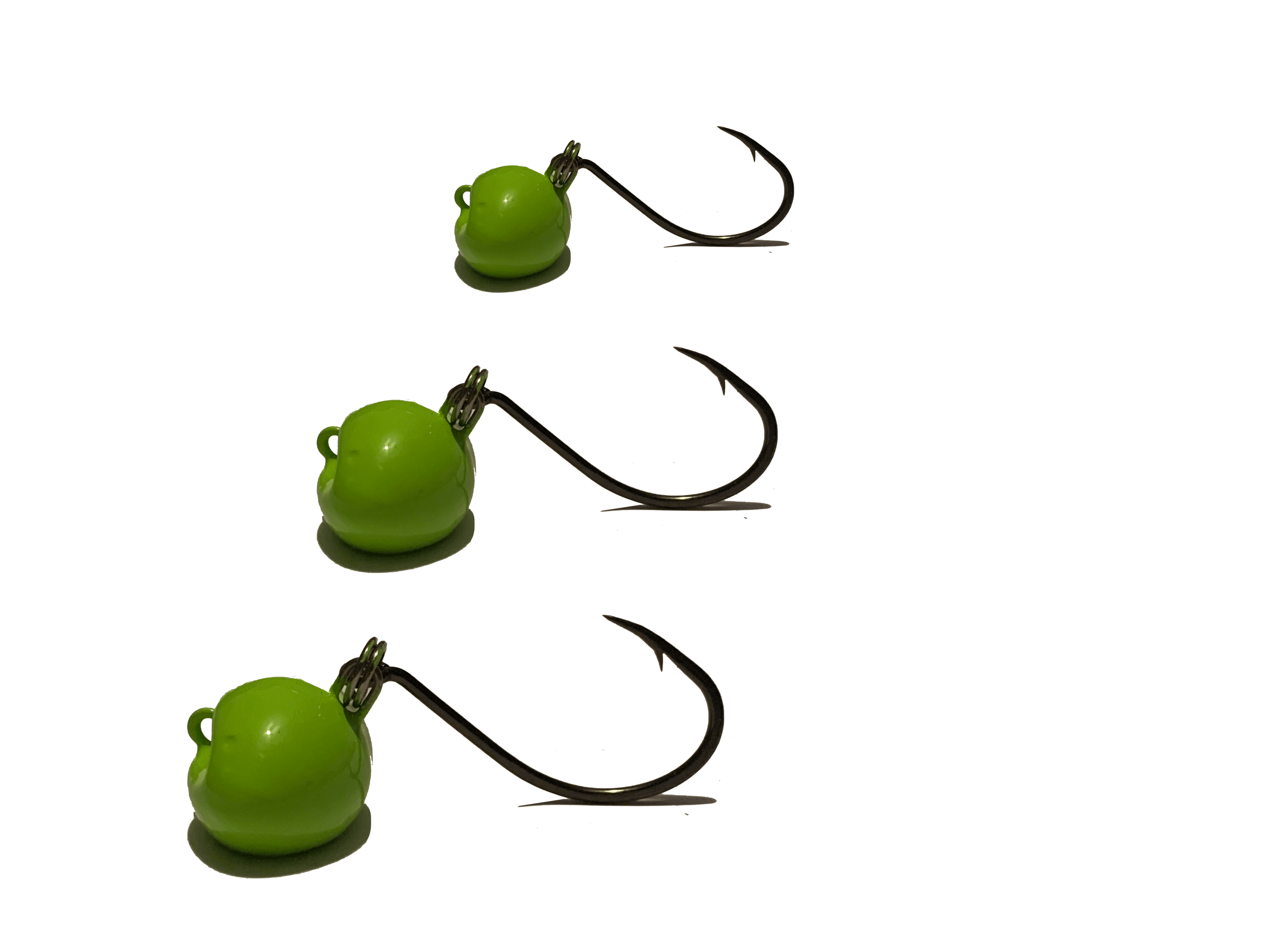 Green Chartreuse | Sheepshead Jigs with Split Rings - Hunting and Fishing Depot