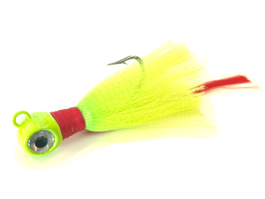 Chartreuse & Red Snook Jig