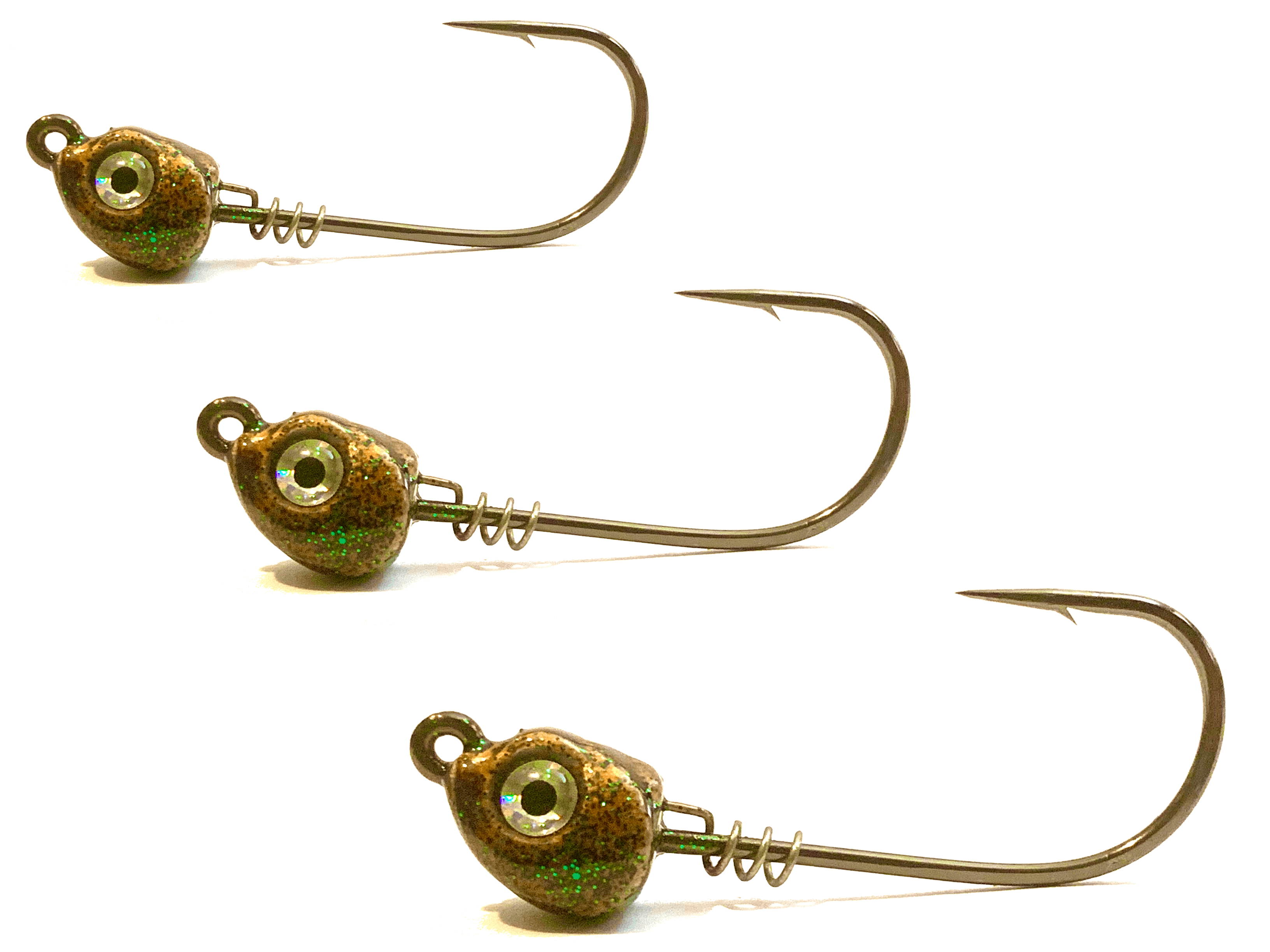 Copper Inshore Slammer Jig Heads 3pk
