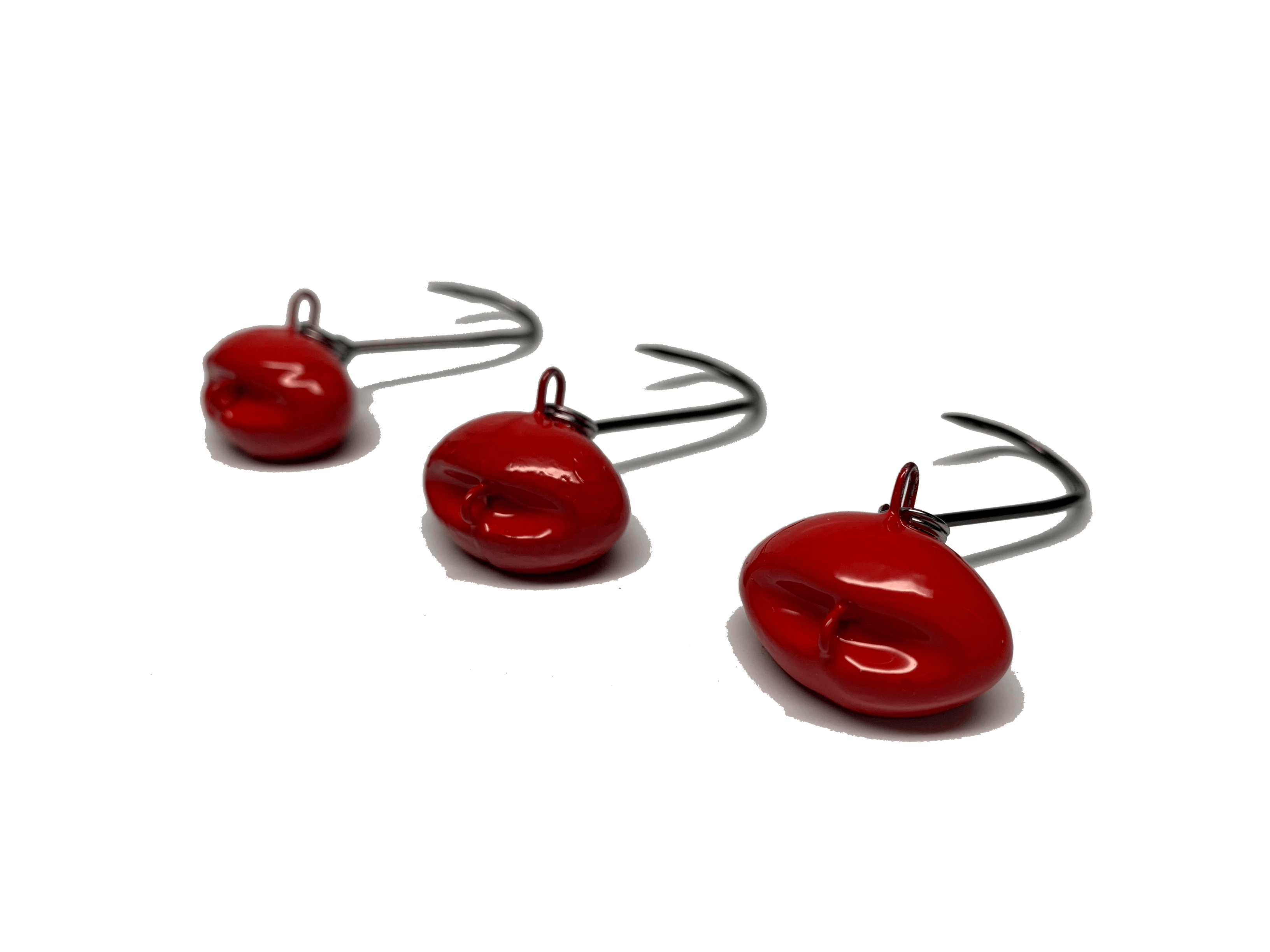 Fiddler Red | Sheepshead Jigs with Split Rings - Hunting and Fishing Depot