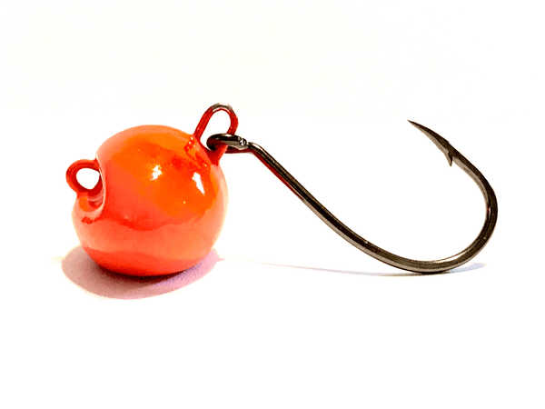 Fiddler Claw Orange Sheepshead Jigs - Hunting and Fishing Depot