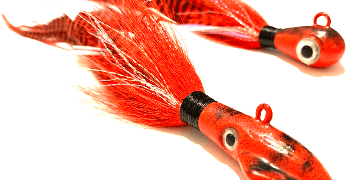 Fire Red Cobia Jig