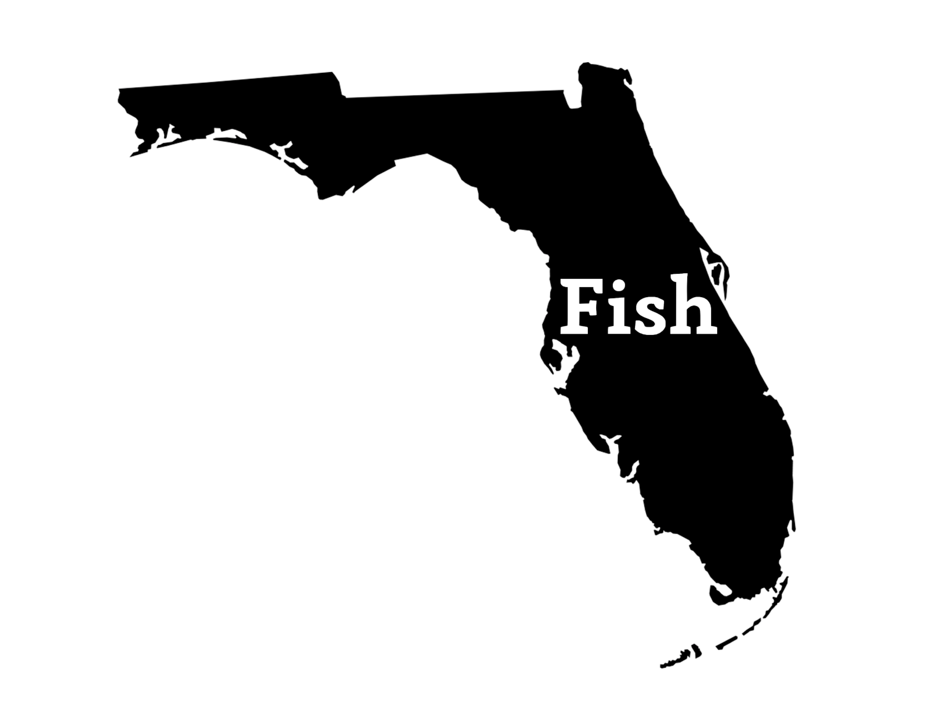 Fish Florida Fishing Decal