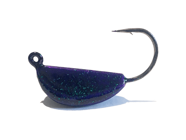 Flashy Fiddler Bridge Donkey Jigs jig head, hand-poured and painted in the USA