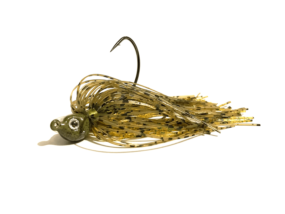 Greenfish Tackle Swim Jig - Green Pumpkin