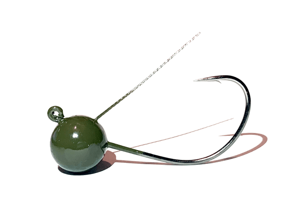 Largemouth Green Weedless Wacky Jigs - Hunting and Fishing Depot