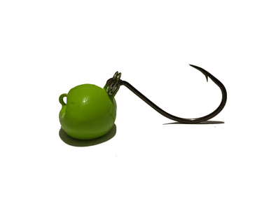 Green Chartreuse | Sheepshead Jigs with Split Rings - Hunting and Fishing Depot