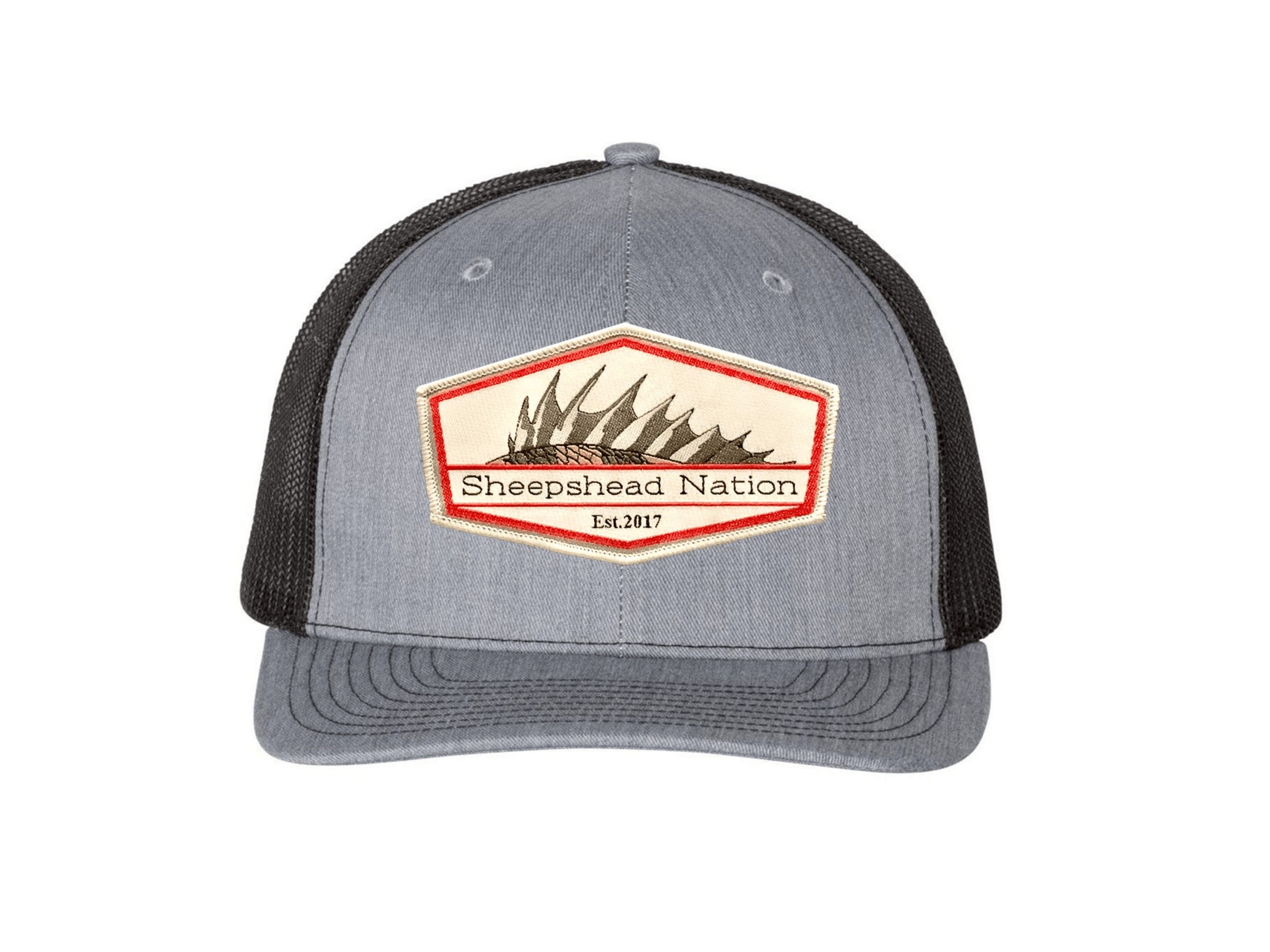 Heather Grey / Black Sheepshead Nation Hat - Hunting and Fishing Depot