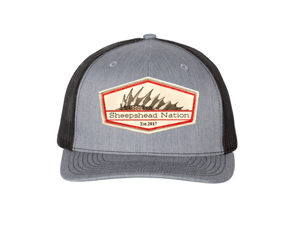 Heather Grey / Black Sheepshead Nation Hat - Hunting and Fishing Depot