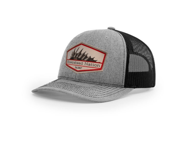 Heather Grey / Black Sheepshead Nation Hat - Hunting and Fishing Depot