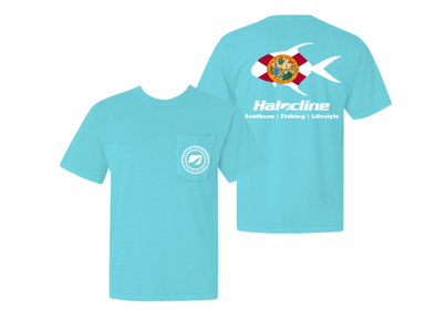 Florida Permit Fishing Pocket T-shirt from Halocline - Hunting and Fishing Depot