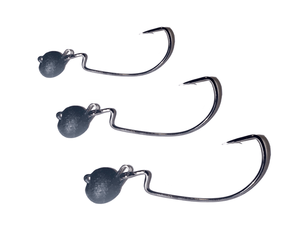 Matte Black EWG Bass Swing Jigs - Hunting and Fishing Depot