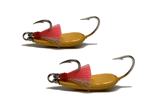 Pompano Jigs with Teaser: Yellow | by Hunting and Fishing Depot - Hunting and Fishing Depot