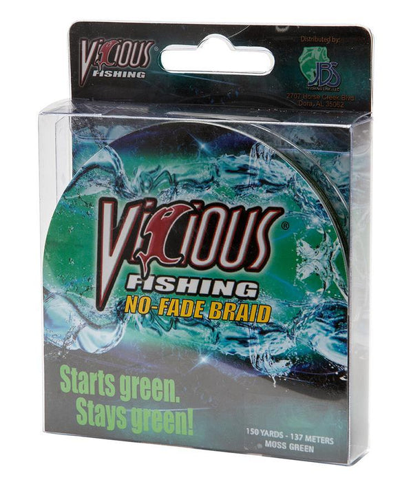 80 lb Vicious No Fade Braid Fishing Line