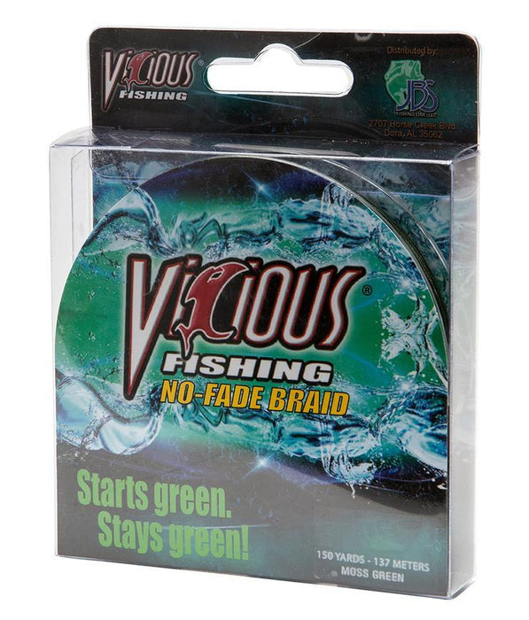 80 lb Vicious No Fade Braid Fishing Line - Hunting and Fishing Depot