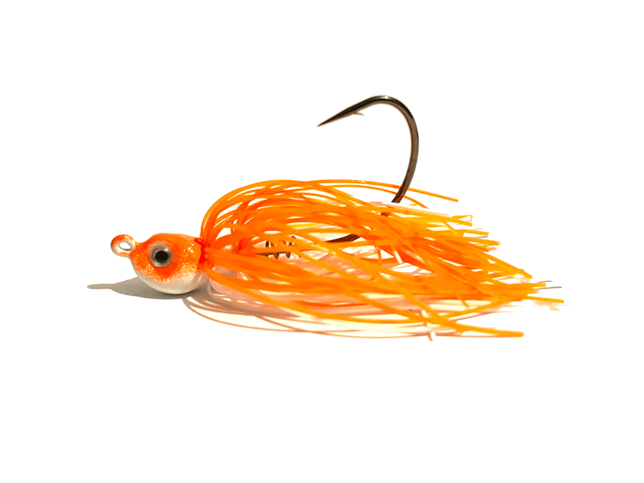 Orange / White Swim Jig– Hunting and Fishing Depot