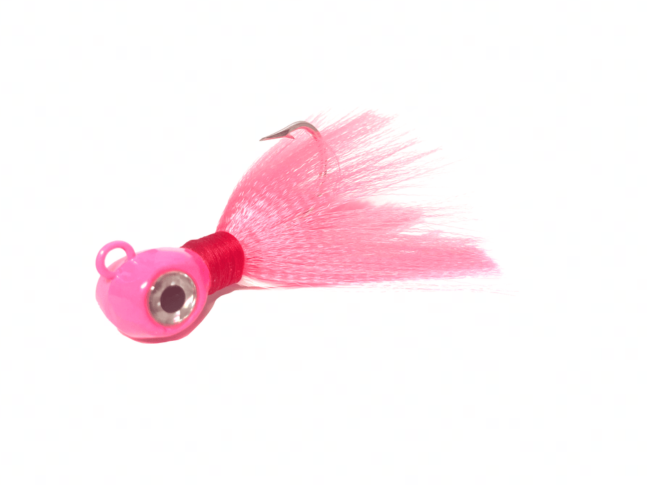 Pink and White Flair Hawk Jig