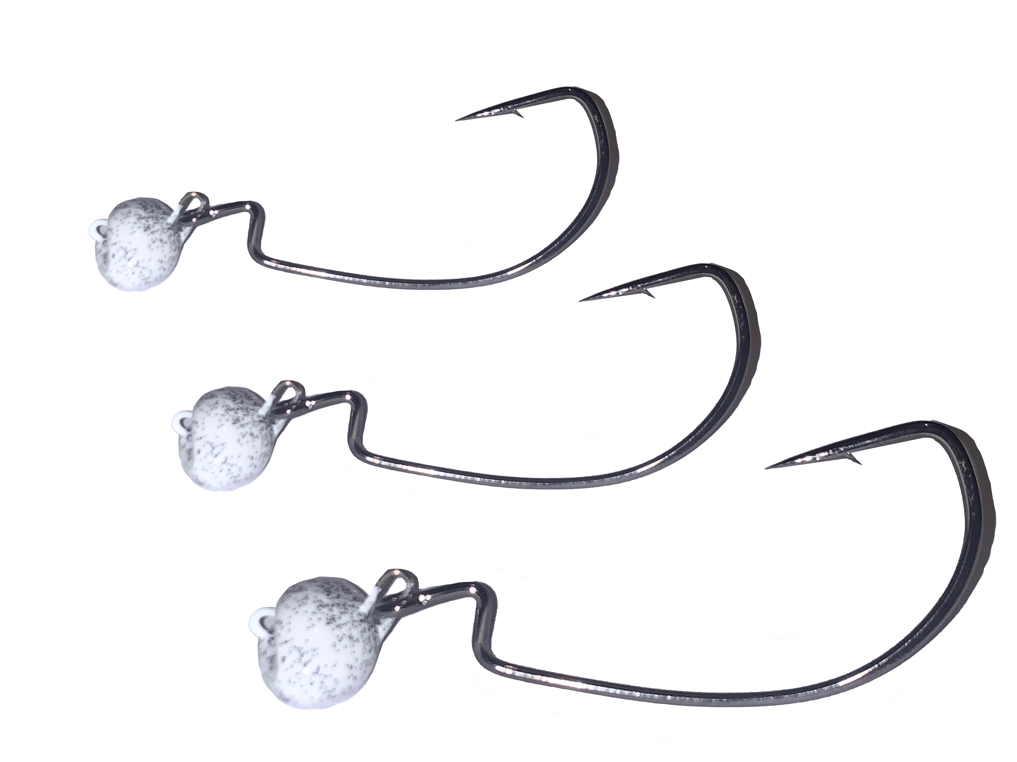Poppy Seed White EWG Bass Swing Jigs - Hunting and Fishing Depot