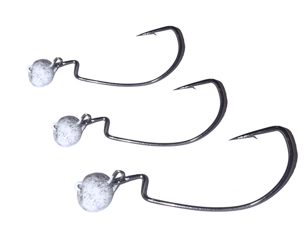 Poppy Seed White EWG Bass Swing Jigs - Hunting and Fishing Depot