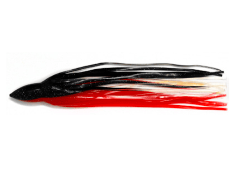 Red and Black Octopus Lure Skirt