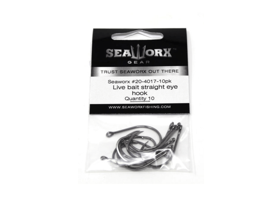 bait the hook to suit the fish Live Bait Straight Eye Hook– Hunting and Fishing Depot