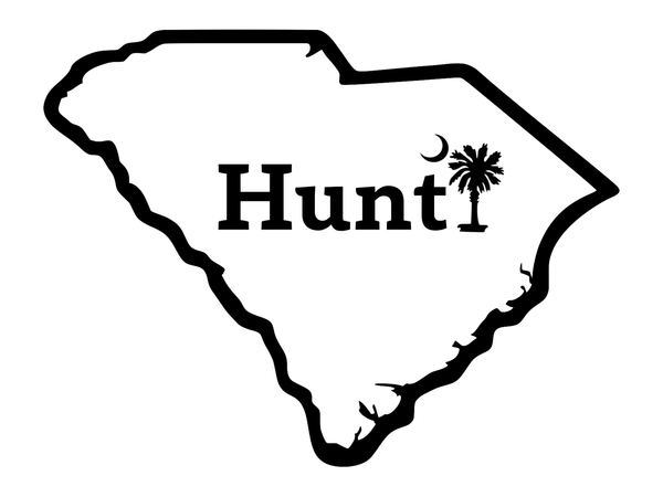Hunt South Carolina Palm Decal - Hunting and Fishing Depot