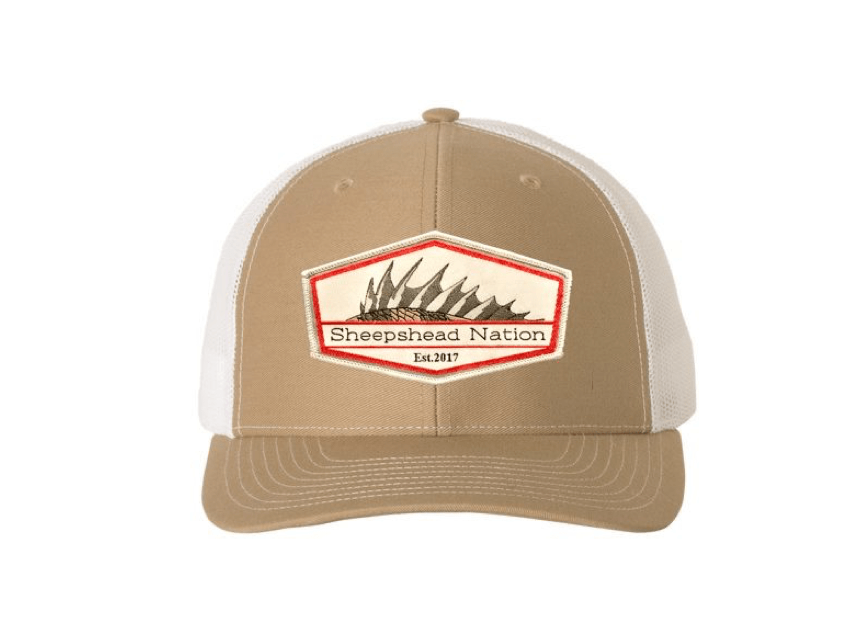 Tan / White Sheepshead Nation Hat - Hunting and Fishing Depot