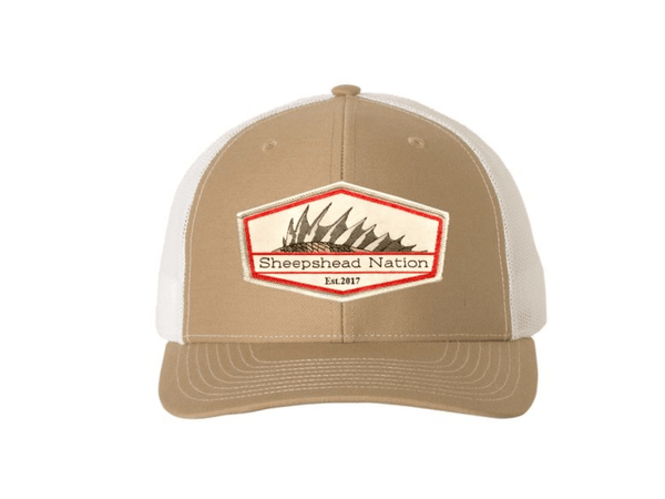 Tan / White Sheepshead Nation Hat - Hunting and Fishing Depot