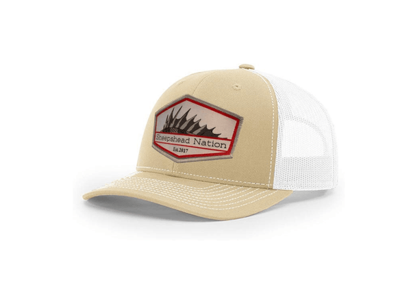Tan / White Sheepshead Nation Hat - Hunting and Fishing Depot