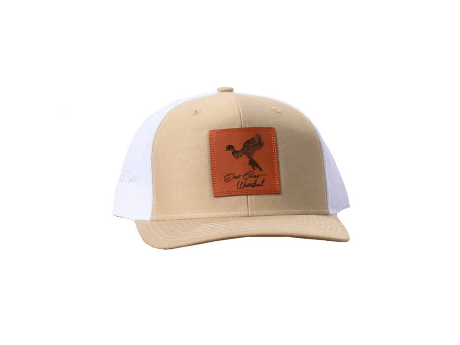 Wood Duck Hat - Leather Patch All Black