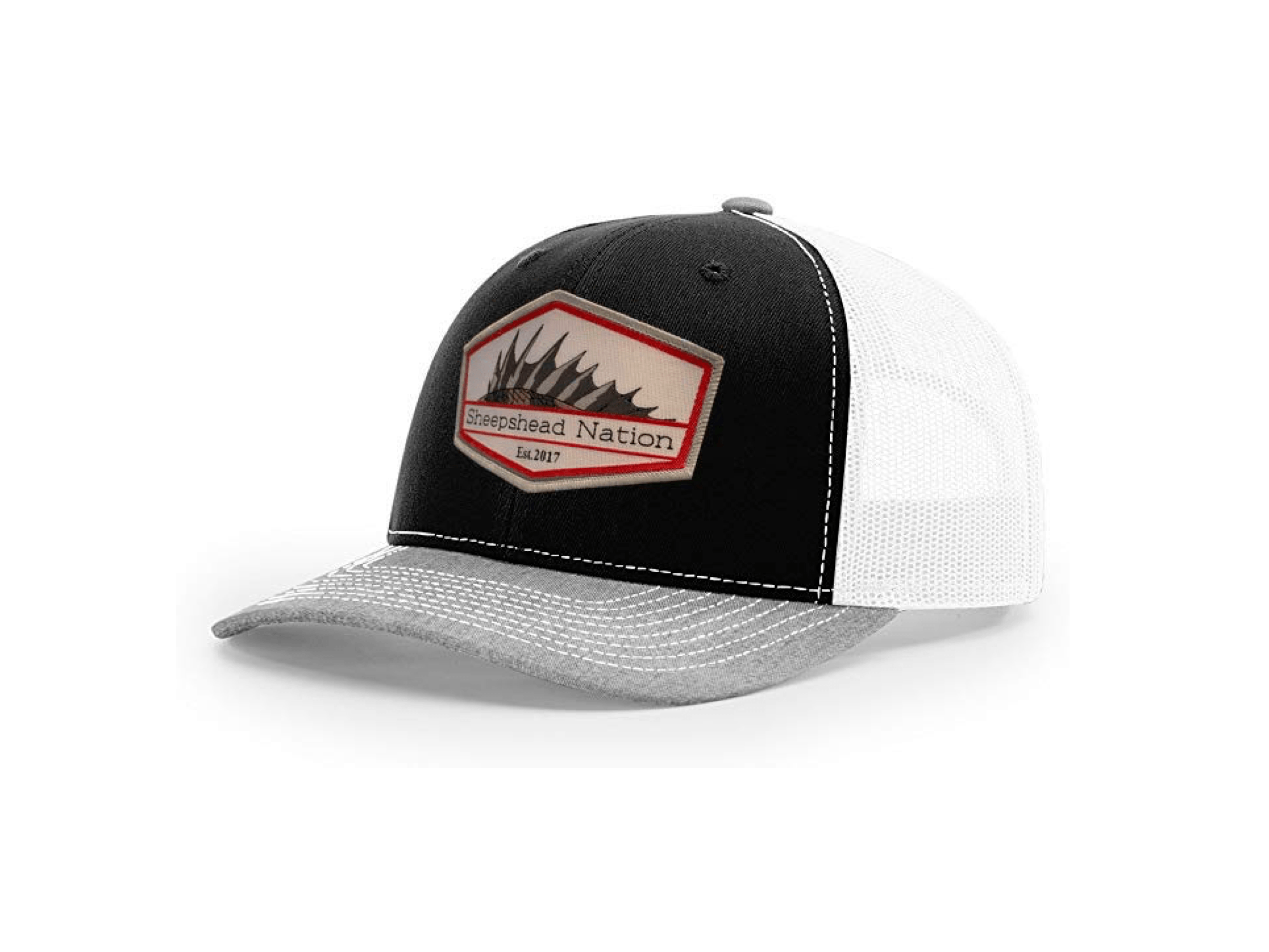 Tri-Color Sheepshead Nation Hat - Hunting and Fishing Depot