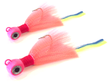 Two Pack Pink and Blue Flair Hawk Snook Jig