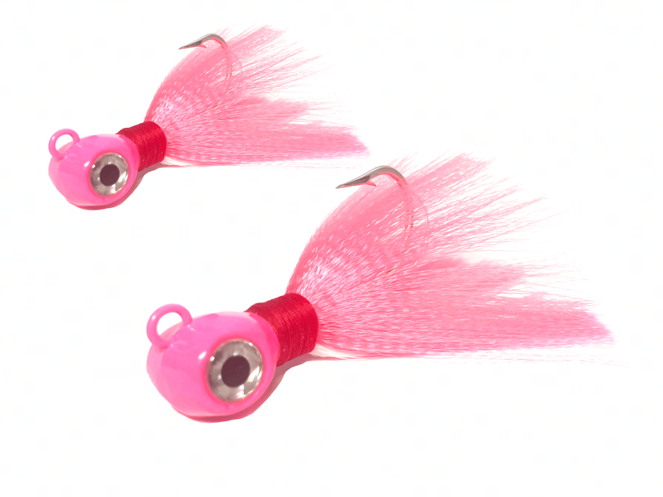 Two Pack Pink and White Snook Jig
