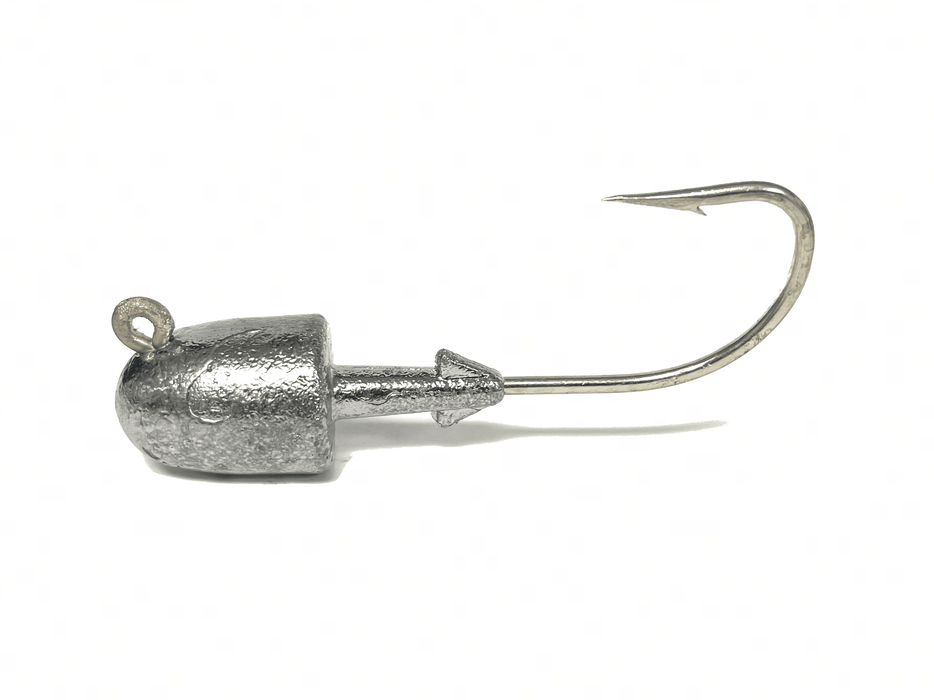 Glow In The Dark Bullet Jig Head – 8oz Saltwater Fishing Jig With 10/0 Hook