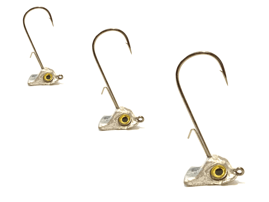Unfinished Stand up Jig Heads 3pk