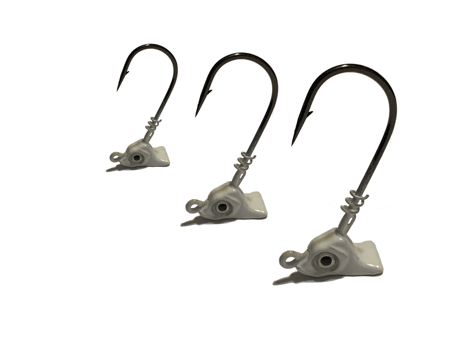 White Standup Flounder Jigs - Hunting and Fishing Depot