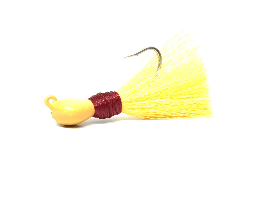 Pompano Crusher: The "Ultimate" Pompano Jig (Yellow) - Hunting and Fishing Depot