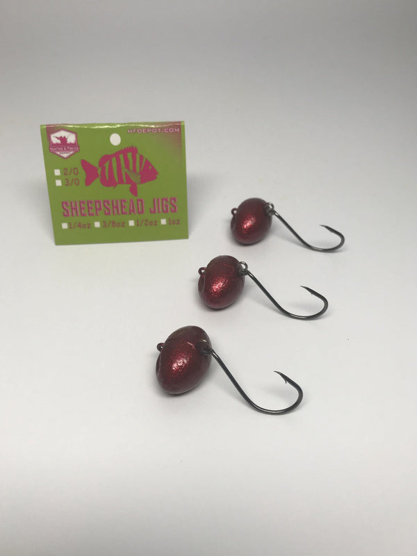 Flaming Fiddler Sheepshead Jigs - Hunting and Fishing Depot