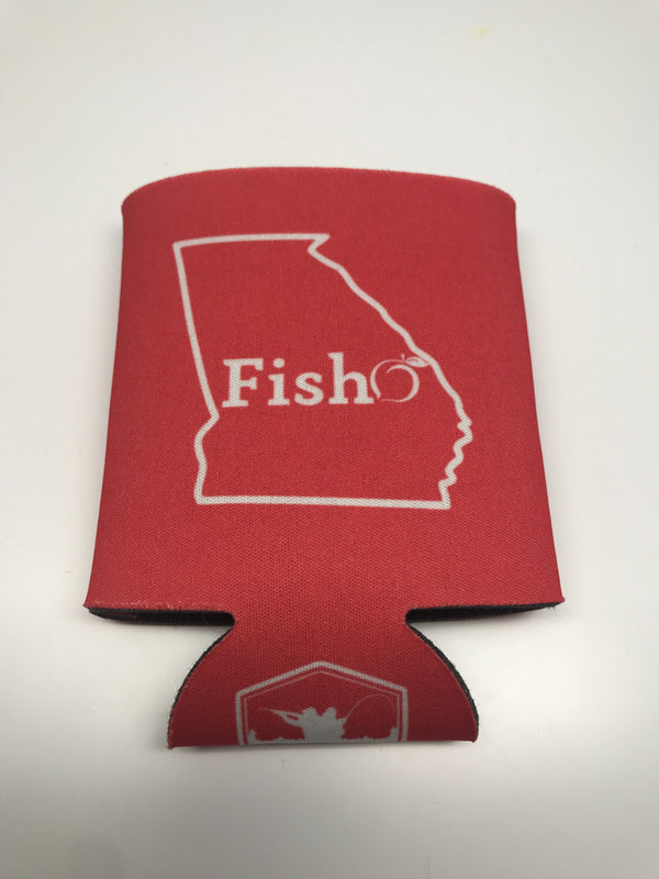 Fish Georgia Koozie drink koozie