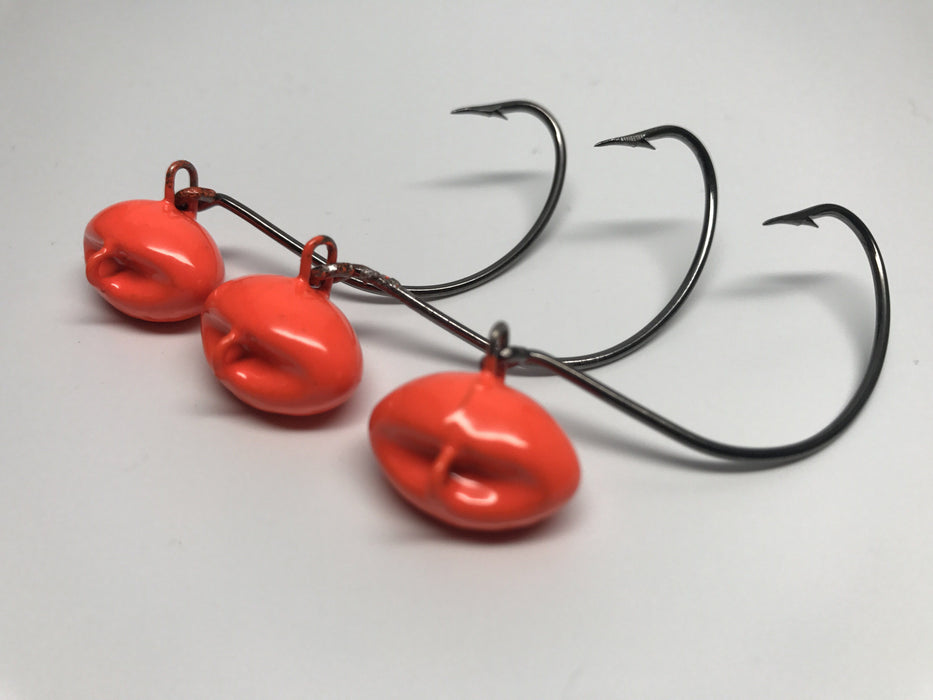 Orange Flounder Jigs - Hunting and Fishing Depot