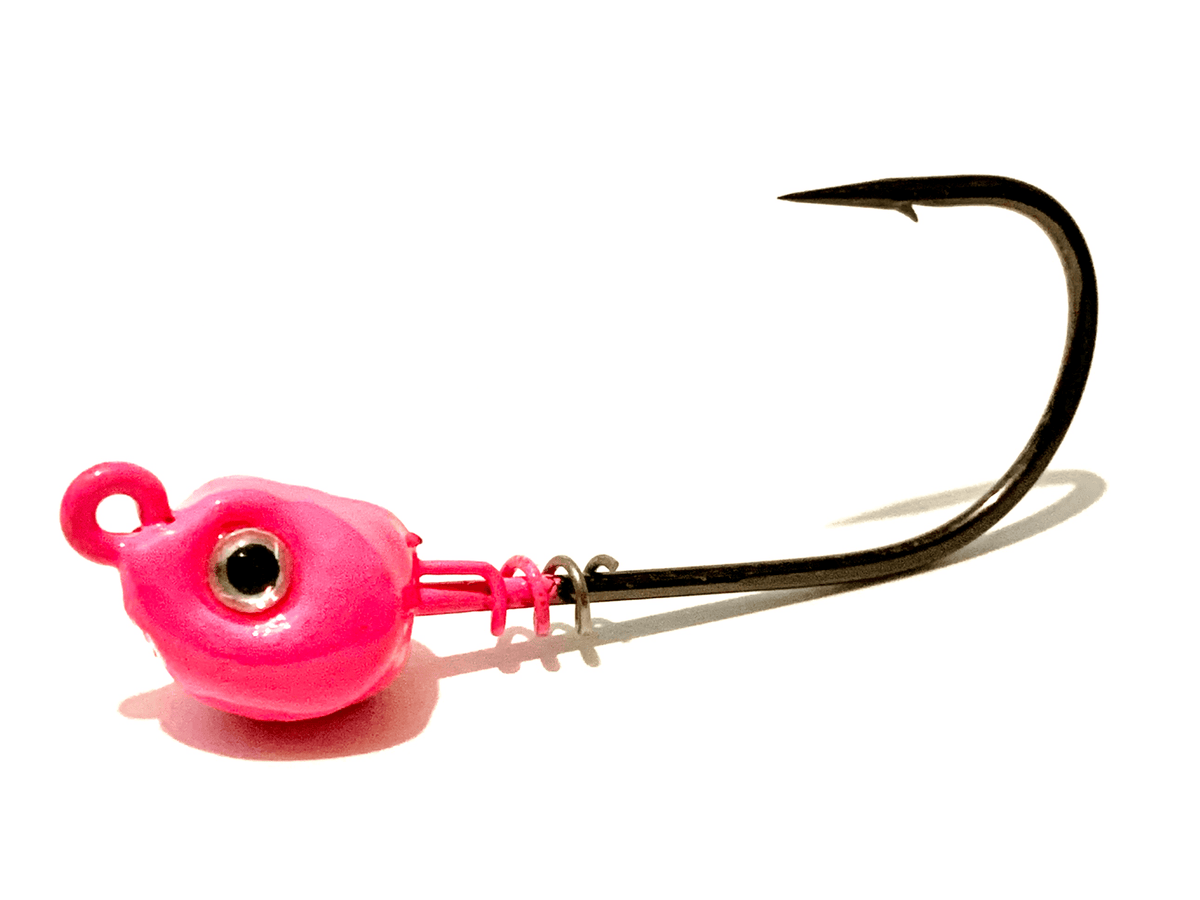 Pink Inshore Slammer Saltwater Jig Heads 3pk Hunting and Fishing Depot