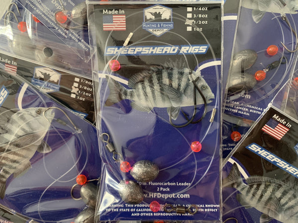 Sheepshead Rig 2 pk fishing hook