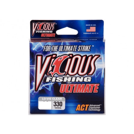 Vicious Ultimate Mono Fishing Line- 8 lb 330 Yards– Hunting and Fishing  Depot